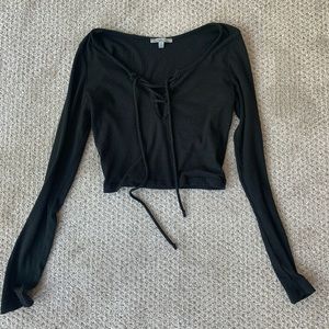 XS Charlotte Russe long sleeved crop top